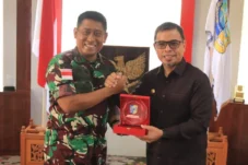 Bupati Boltara Dr Sirajudin Lasena Sambut Hangat Kunjungan Danrem 131/Santiago, Bahas El Nino dan Tinjau KMP