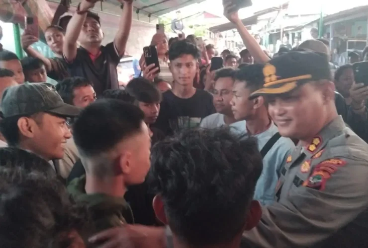 Kapolres Bitung Tebar Perdamaian, Pertikaian Kelompok Remaja Kombos dan Pasar Tua Tamat