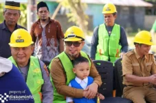Pemda Boltara Mulai Revitalisasi PAUD di Kecamatan Pinogaluman, Bupati Boltara Dr Sirajudin Lasena Letakkan Batu Pertama