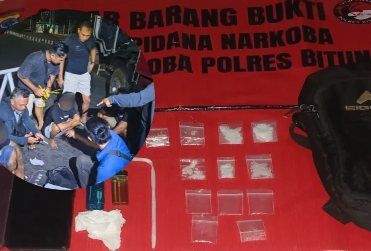 Satres Narkoba Polres Bitung Ungkap Kasus Peredaran Sabu, 2 Pria Diamankan!