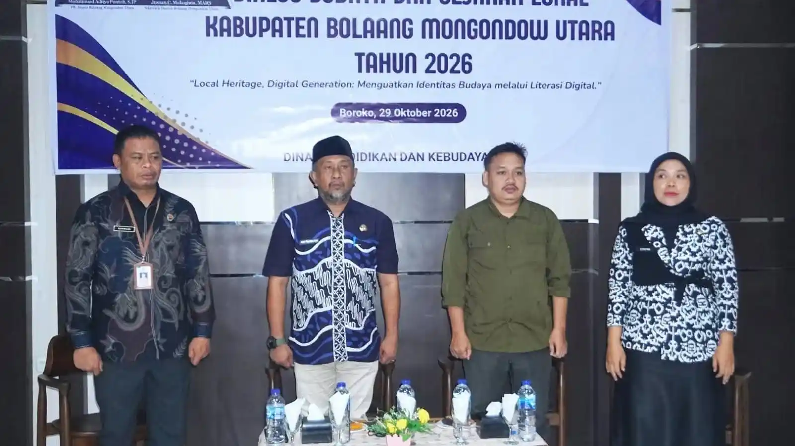 Lestarikan Budaya Lokal di Era Digital, Pemkab Boltara Gelar Dialog Budaya dan Sejarah Lokal