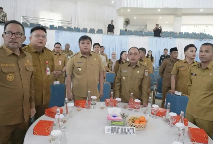 Plt. Bupati Boltara Moh Aditya Pontoh Hadiri Rakor Pengawasan Peran Gubernur Sebagai Wakil Pemerintah Pusat di Manado