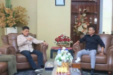 Plt Bupati Boltara Moh Aditya Pontoh Terima Kunjungan Silaturahmi Komisaris Independen Bank SulutGo