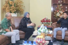 Plt Bupati Boltara Moh Aditya Pontoh Terima Kunjungan Kerja Group Head Pemasaran BSG
